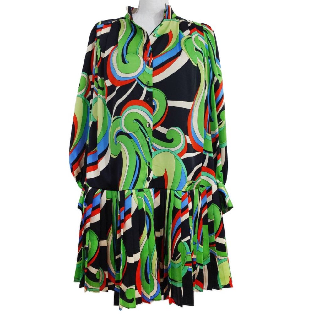 Alden Adair Reagan Dress in Psychedelic Print